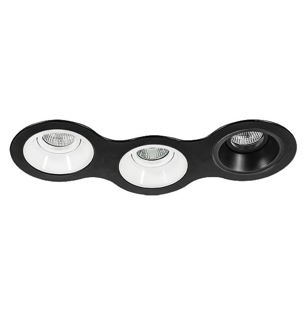 D697060607 Светильник DOMINO ROUND МR16 (214697+214606+214606+214607)