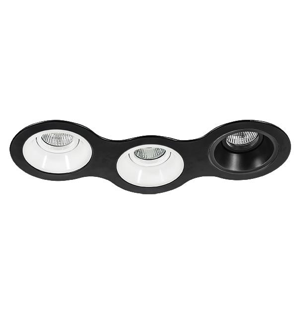 D697060607 Светильник DOMINO ROUND МR16 (214697+214606+214606+214607)