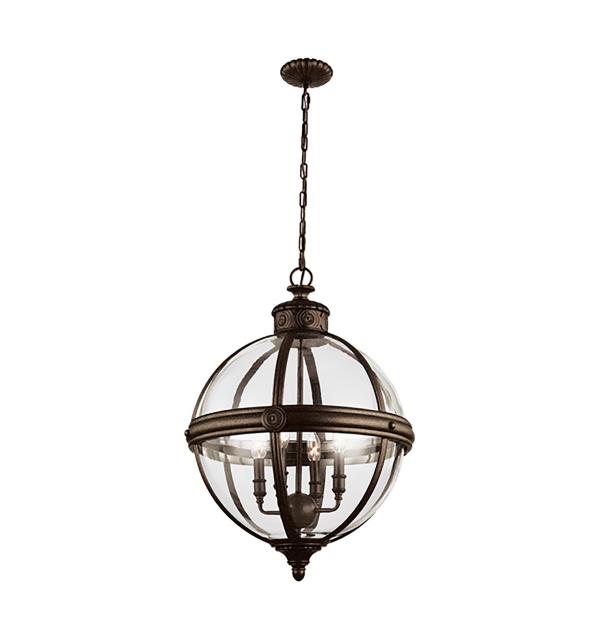 Подвесной светильник Feiss, Арт. FE-ADAMS-4P-BRZ