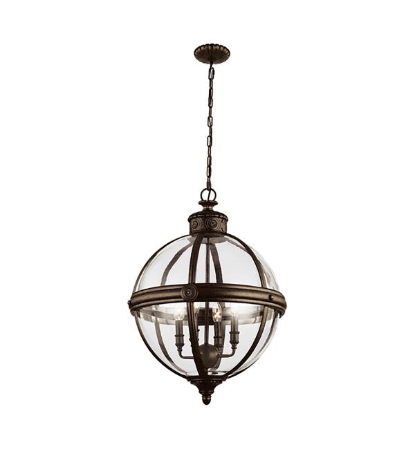 Подвесной светильник Feiss, Арт. FE-ADAMS-4P-BRZ