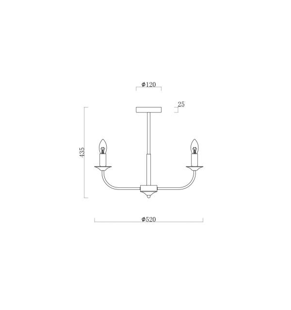 Люстра Freya FR4013CL-05GB