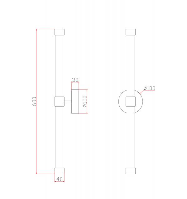 Настенный светильник (бра) Freya FR6108WL-L10G