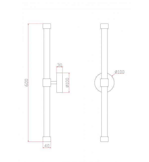 Настенный светильник (бра) Freya FR6108WL-L10G
