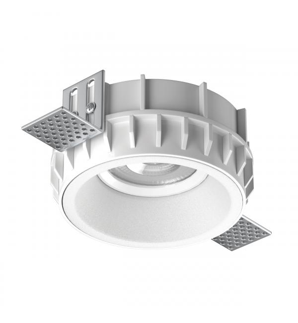 G214606WMOD Светильник DOMINO ROUND под LED модуль/лампу МR16 БЕЛЫЙ (214610+214606+214006)