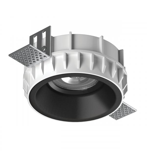 G214607BMOD Светильник DOMINO ROUND под LED модуль/лампу МR16 ЧЁРНЫЙ (214610+214607+214007)