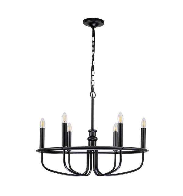 Люстра Kichler, Арт. KL-CAPITOL-HILL6-BLK