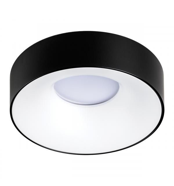 L01002027 Светильник LEVIGO MR16/HP16 БЕЛЫЙ/ЧЕРНЫЙ МАТОВЫЙ (010020+510027)