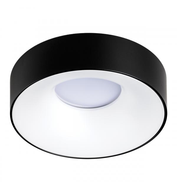 L01002027 Светильник LEVIGO MR16/HP16 БЕЛЫЙ/ЧЕРНЫЙ МАТОВЫЙ (010020+510027)