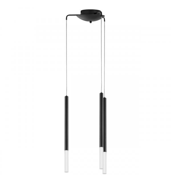 L3T747147 Люстра TUBO LED 15W 840LM 360G ЧЕРНЫЙ 4000K (574717+747147 (3шт)