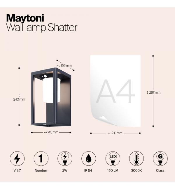Светильник на солнечной батарее Outdoor OSL457WL-L2GF3K