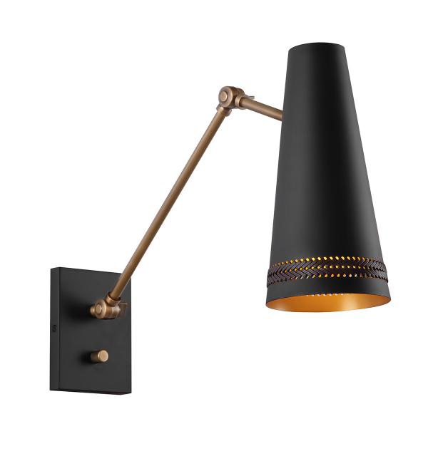 Бра Alora, Арт. QN-BRICKELL-1WB-MBHL