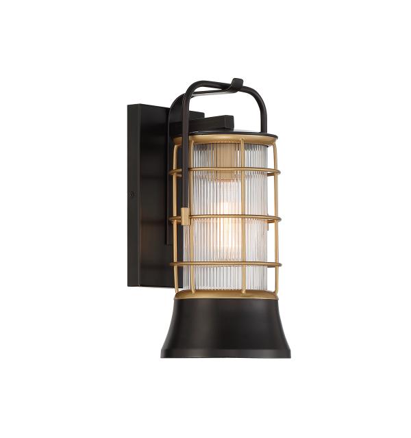 Настенный фонарь Eurofase, Арт. QN-RIVAMAR-S-BLK-GD