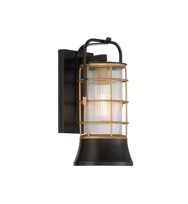 Настенный фонарь Eurofase, Арт. QN-RIVAMAR-S-BLK-GD