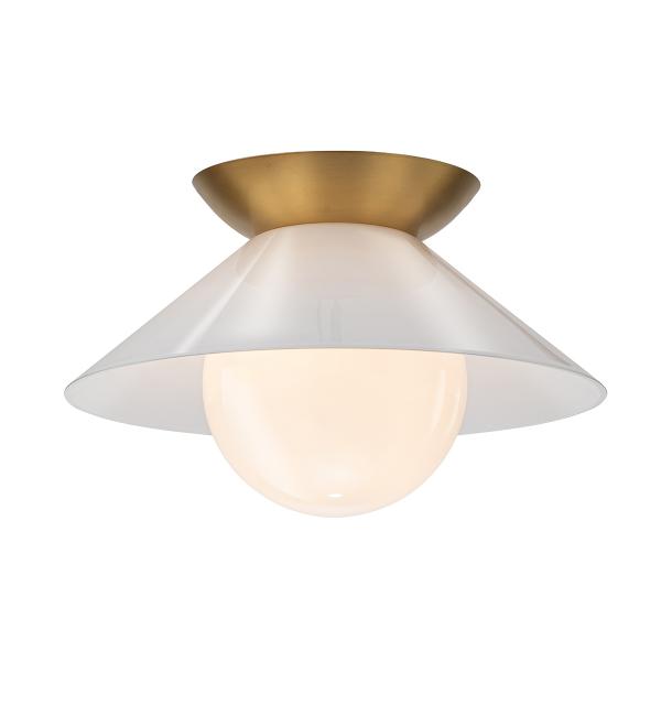 Потолочный светильник Quintiesse, Арт. QN-SAUCER-FM-AB-OPAL