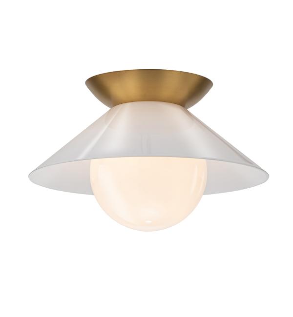 Потолочный светильник Quintiesse, Арт. QN-SAUCER-FM-AB-OPAL