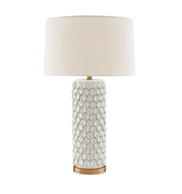 Настольная лампа Currey & Company, Арт. QNC-CALLA-LILY-TL-WH