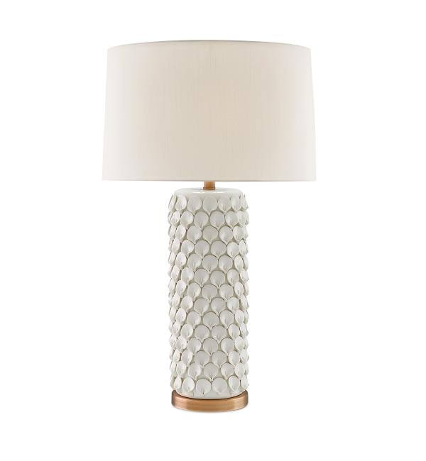 Настольная лампа Currey & Company, Арт. QNC-CALLA-LILY-TL-WH