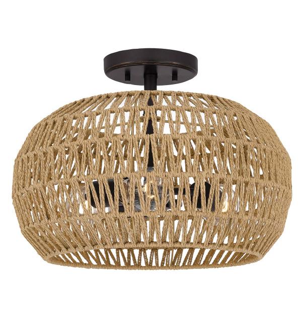 Потолочный светильник Quoizel, Арт. QZ-CASABLANCA-3SF-PBZ