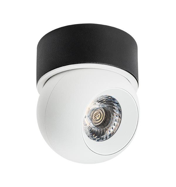 i06207 Светильник INTERO LED 9W 850LM 24G БЕЛЫЙ/ЧЕРНЫЙ 3000K (217062+521707)