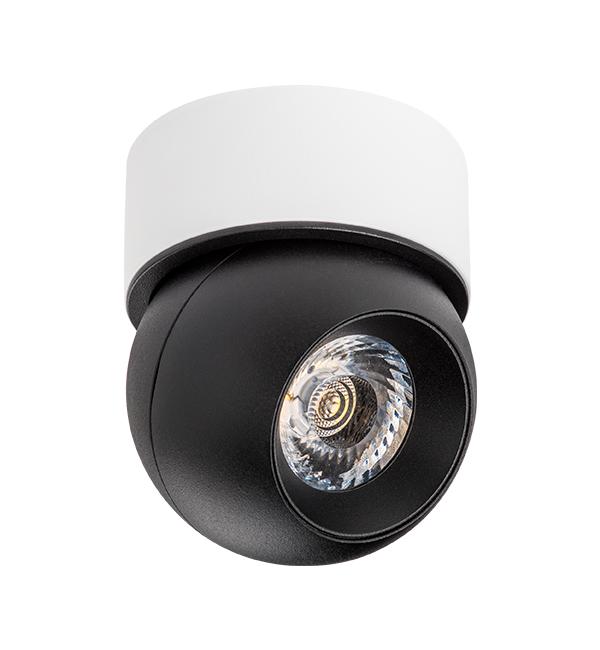 i07406 Светильник INTERO LED 9W 850LM 24G ЧЕРНЫЙ/БЕЛЫЙ 4000K (217074+521706)
