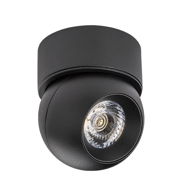 i07407 Светильник INTERO LED 9W 850LM 24G ЧЕРНЫЙ 4000K (217074+521707)