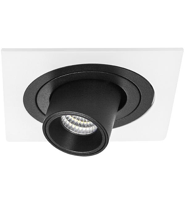 i516174 Светильник INTERO TUBO LED 7W 360LM 60G БЕЛЫЙ/ЧЕРНЫЙ 4000K (217516+217174)