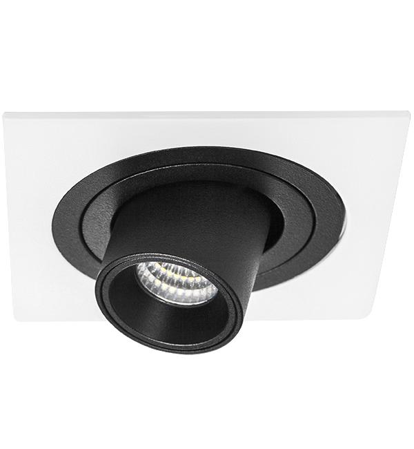 i516174 Светильник INTERO TUBO LED 7W 360LM 60G БЕЛЫЙ/ЧЕРНЫЙ 4000K (217516+217174)