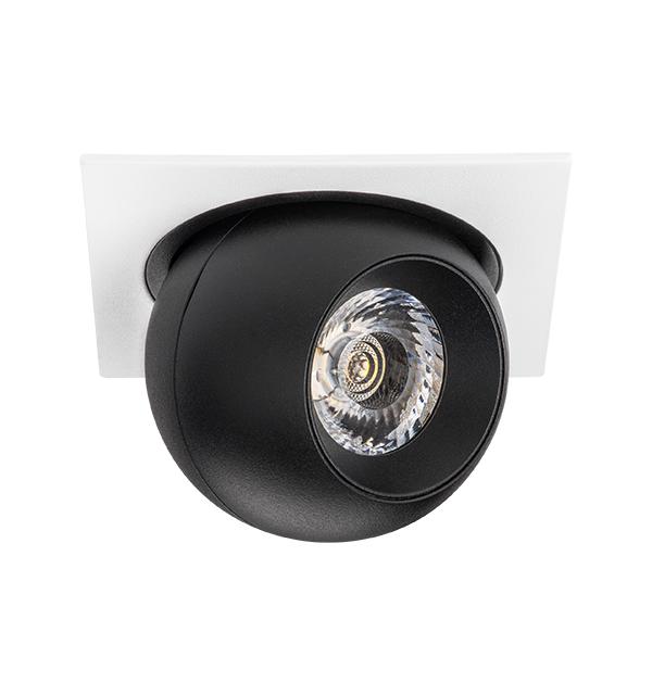 i51674 Светильник INTERO LED 9W 850LM 24G БЕЛЫЙ/ЧЕРНЫЙ 4000K (217516+217074)