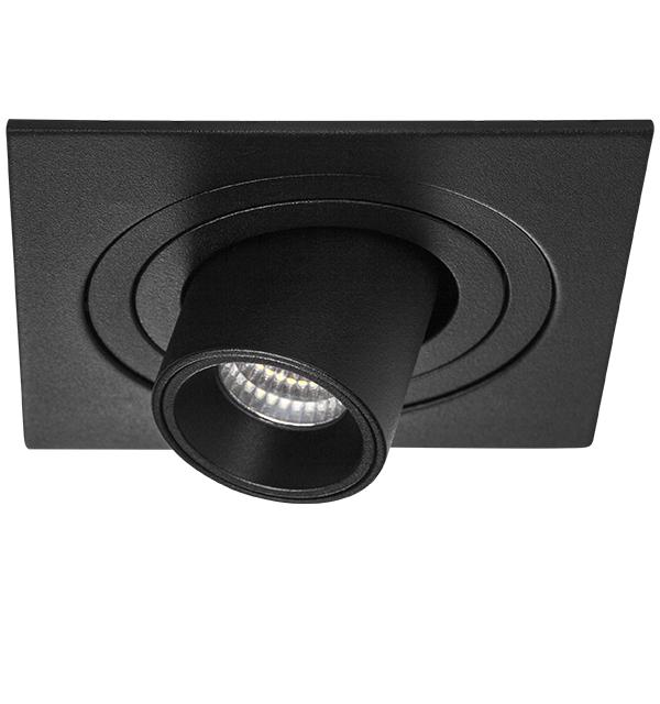 i517172 Светильник INTERO TUBO LED 7W 360LM 60G ЧЕРНЫЙ 3000K (217517+217172)