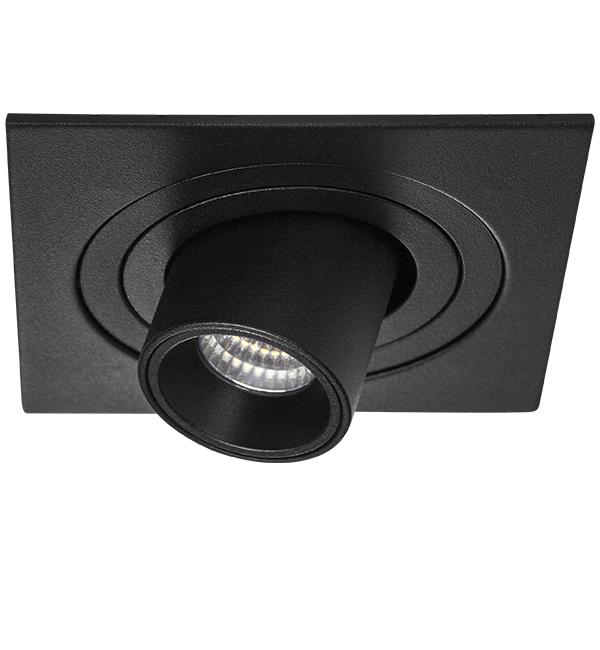 i517174 Светильник INTERO TUBO LED 7W 360LM 60G ЧЕРНЫЙ 4000K (217517+217174)