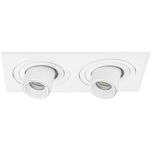 i526164 Светильник INTERO TUBO LED 7W*2 360LM*2 60G БЕЛЫЙ 4000K (217526+217164+217164)