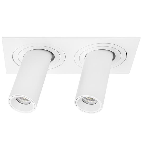i526262 Светильник INTERO TUBO LED 10W*2 500LM*2 60G БЕЛЫЙ 3000K (217526+217262+217262)