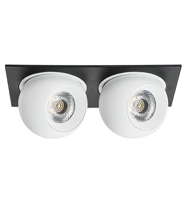 i5276262 Светильник INTERO LED 9W*2 850LM*2 24G ЧЕРНЫЙ/БЕЛЫЙ 3000K (217527+217062+217062)