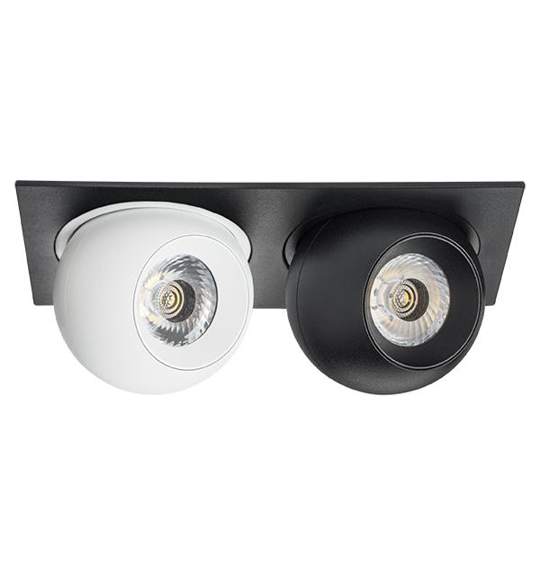 i5276272 Светильник INTERO LED 9W*2 850LM*2 24G ЧЕРНЫЙ/БЕЛЫЙ 3000K (217527+217062+217072)