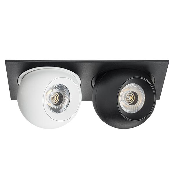 i5276272 Светильник INTERO LED 9W*2 850LM*2 24G ЧЕРНЫЙ/БЕЛЫЙ 3000K (217527+217062+217072)