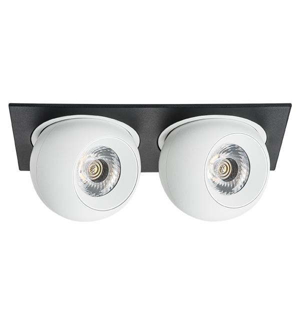 i5276464 Светильник INTERO LED 9W*2 850LM*2 24G ЧЕРНЫЙ/БЕЛЫЙ 4000K (217527+217064+217064)