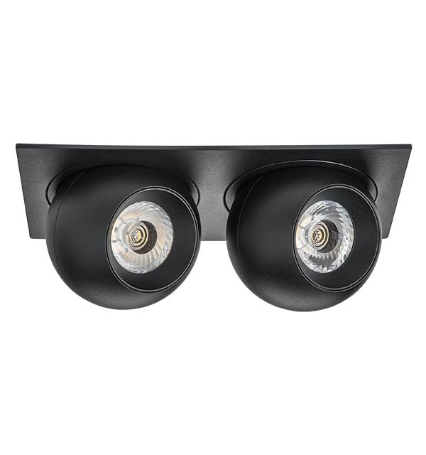 i5277272 Светильник INTERO LED 9W*2 850LM*2 24G ЧЕРНЫЙ 3000K (217527+217072+217072)