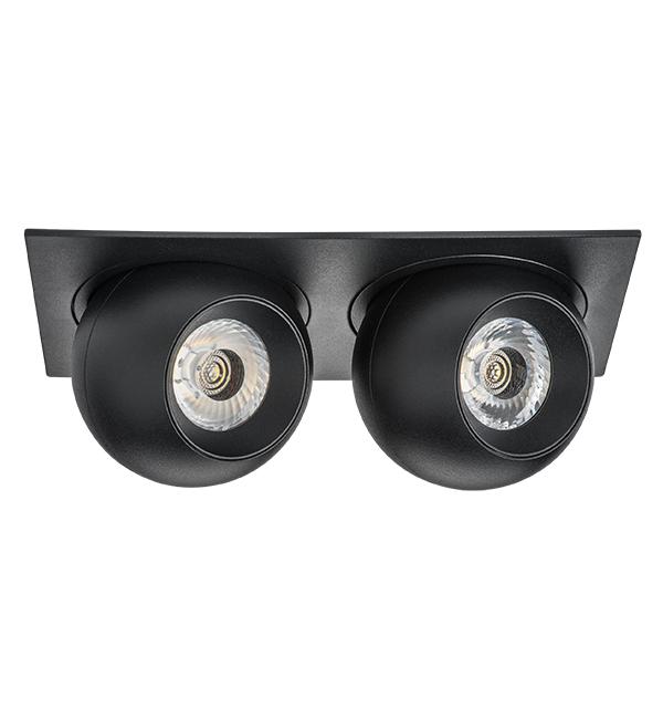 i5277272 Светильник INTERO LED 9W*2 850LM*2 24G ЧЕРНЫЙ 3000K (217527+217072+217072)