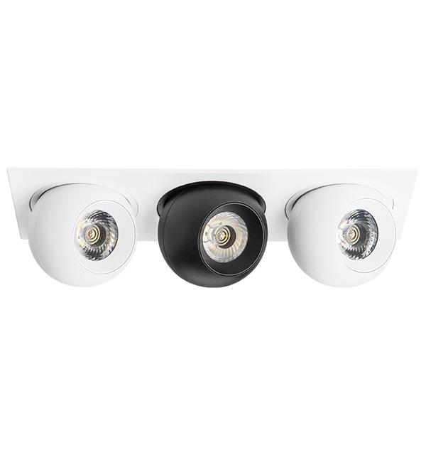 i536627262 Светильник INTERO LED 9W*3 850LM*3 24G БЕЛЫЙ/ЧЕРНЫЙ 3000K (217536+217062+217072+217062)