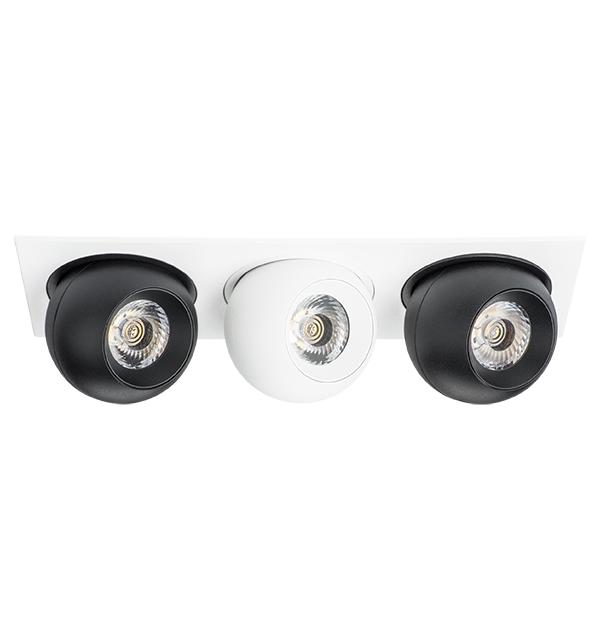 i536726272 Светильник INTERO LED 9W*3 850LM*3 24G БЕЛЫЙ/ЧЕРНЫЙ 3000K (217536+217072+217062+217072)