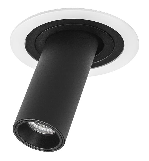 i616274 Светильник INTERO TUBO LED 10W 500LM 60G БЕЛЫЙ/ЧЕРНЫЙ 4000K (217616+217274)