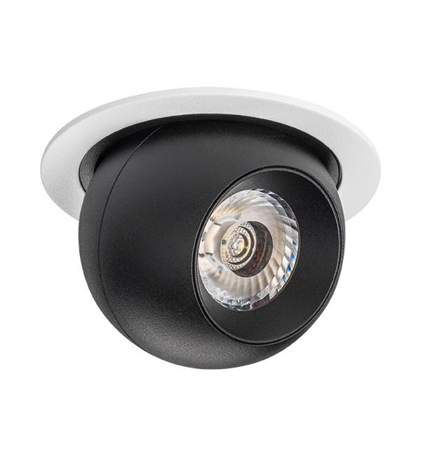 i61672 Светильник INTERO LED 9W 850LM 24G БЕЛЫЙ/ЧЕРНЫЙ 3000K (217616+217072)