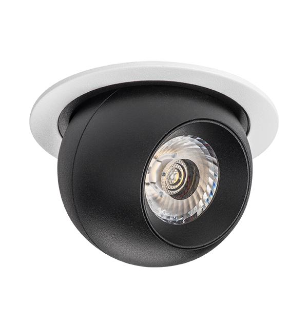 i61674 Светильник INTERO LED 9W 850LM 24G БЕЛЫЙ/ЧЕРНЫЙ 4000K (217616+217074)