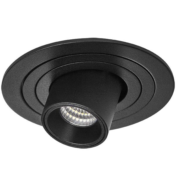 i617174 Светильник INTERO TUBO LED 7W 360LM 60G ЧЕРНЫЙ 4000K (217617+217174)