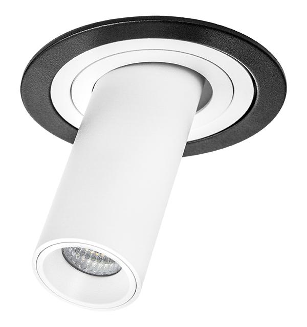 i617262 Светильник INTERO TUBO LED 10W 500LM 60G ЧЕРНЫЙ/БЕЛЫЙ 3000K (217617+217262)