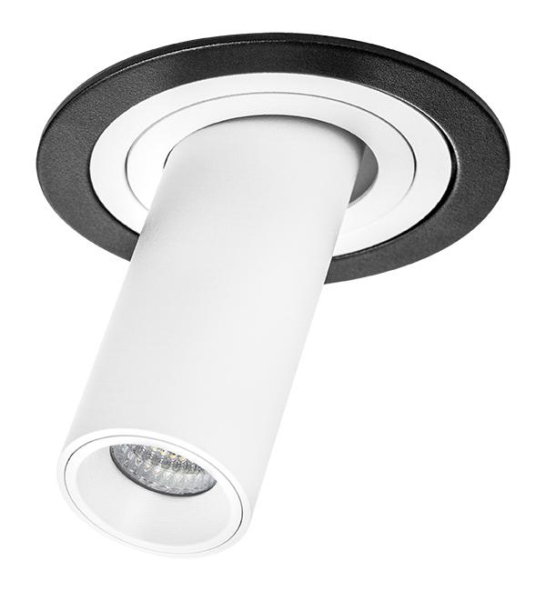 i617264 Светильник INTERO TUBO LED 10W 500LM 60G ЧЕРНЫЙ/БЕЛЫЙ 4000K (217617+217264)