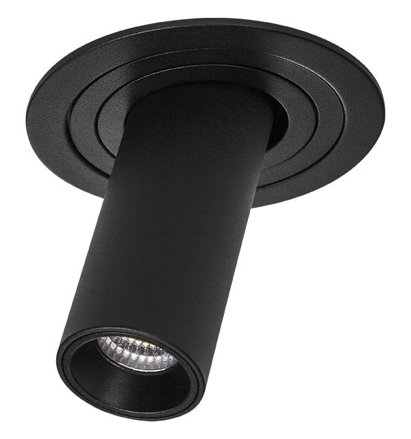 i617272 Светильник INTERO TUBO LED 10W 500LM 60G ЧЕРНЫЙ 3000K (217617+217272)