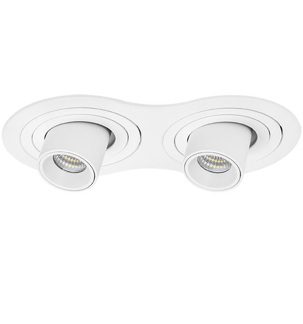 i626164 Светильник INTERO TUBO LED 7W*2 360LM*2 60G БЕЛЫЙ 4000K (217626+217164+217164)