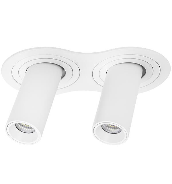 i626262 Светильник INTERO TUBO LED 10W*2 500LM*2 60G БЕЛЫЙ 3000K (217626+217262+217262)