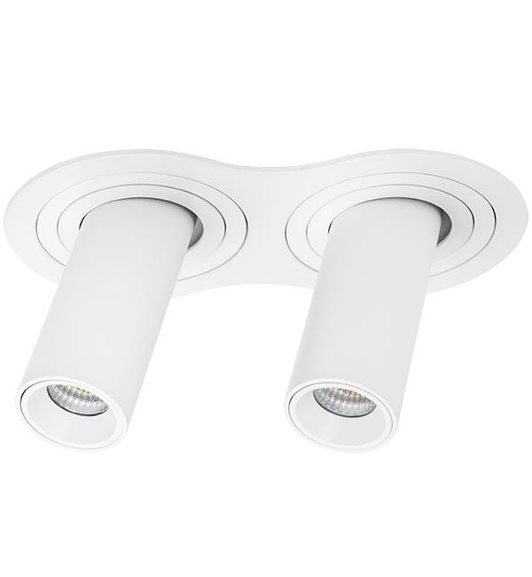 i626262 Светильник INTERO TUBO LED 10W*2 500LM*2 60G БЕЛЫЙ 3000K (217626+217262+217262)